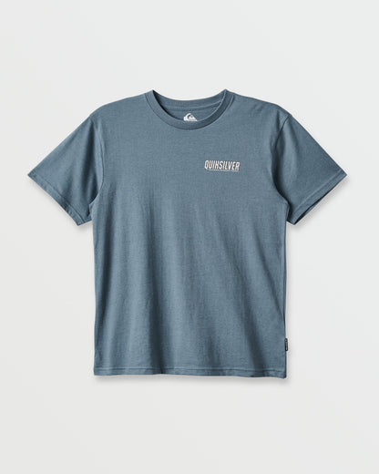 Quick Silver Ride Side Up Classic T-shirt - China Blue Heather