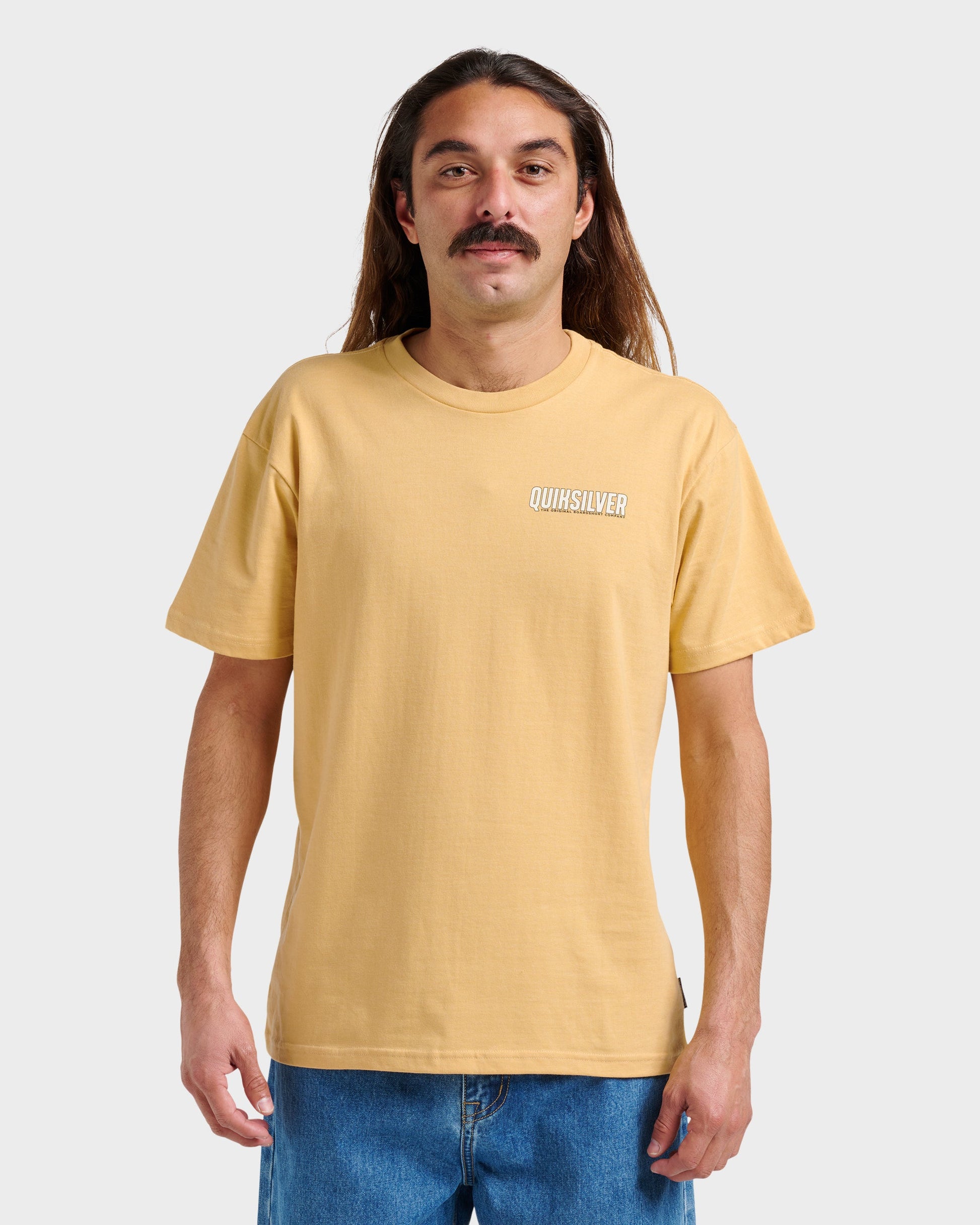 Quick Silver Ride Side Up Classic T-shirt - Rattan Heather