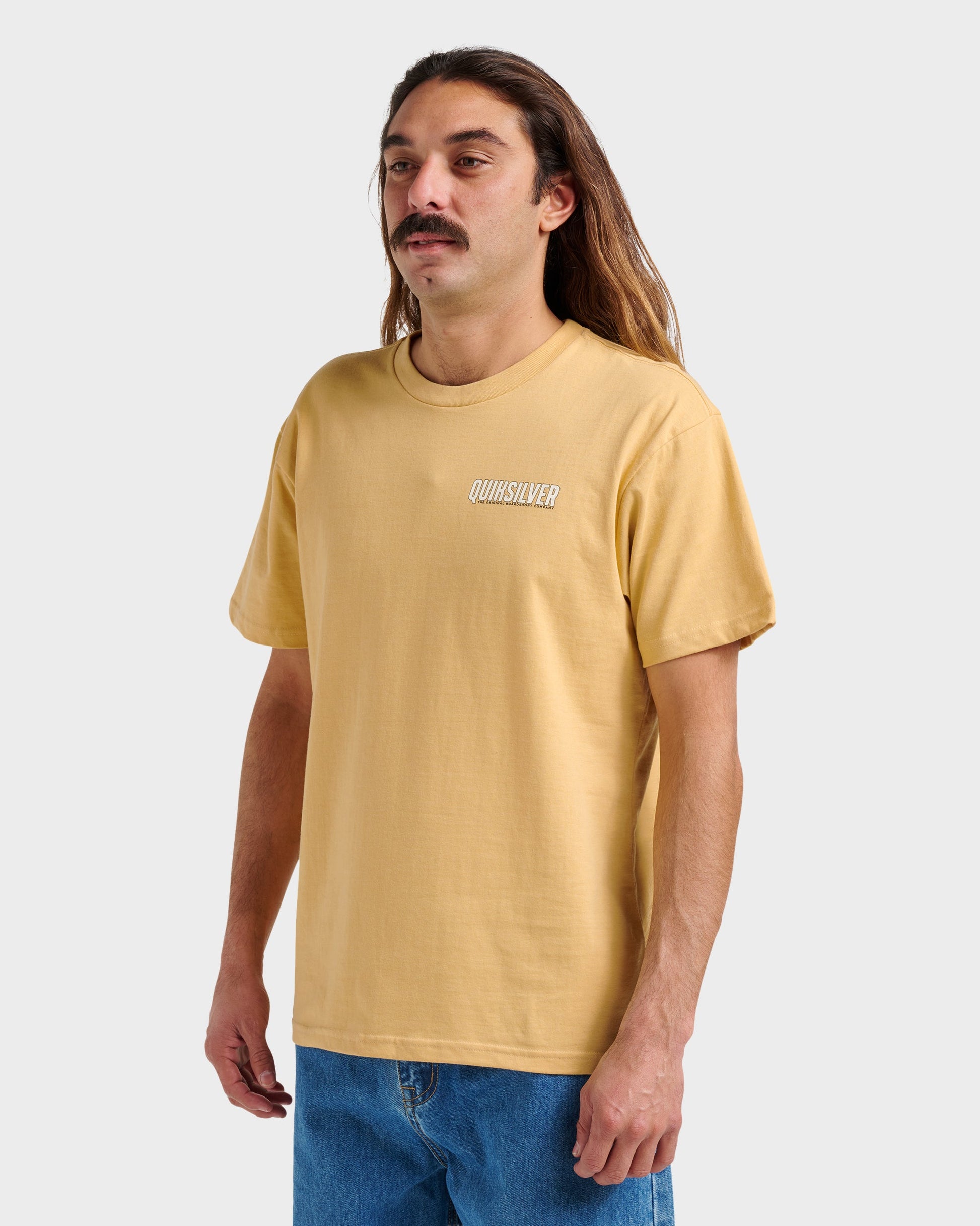Quick Silver Ride Side Up Classic T-shirt - Rattan Heather