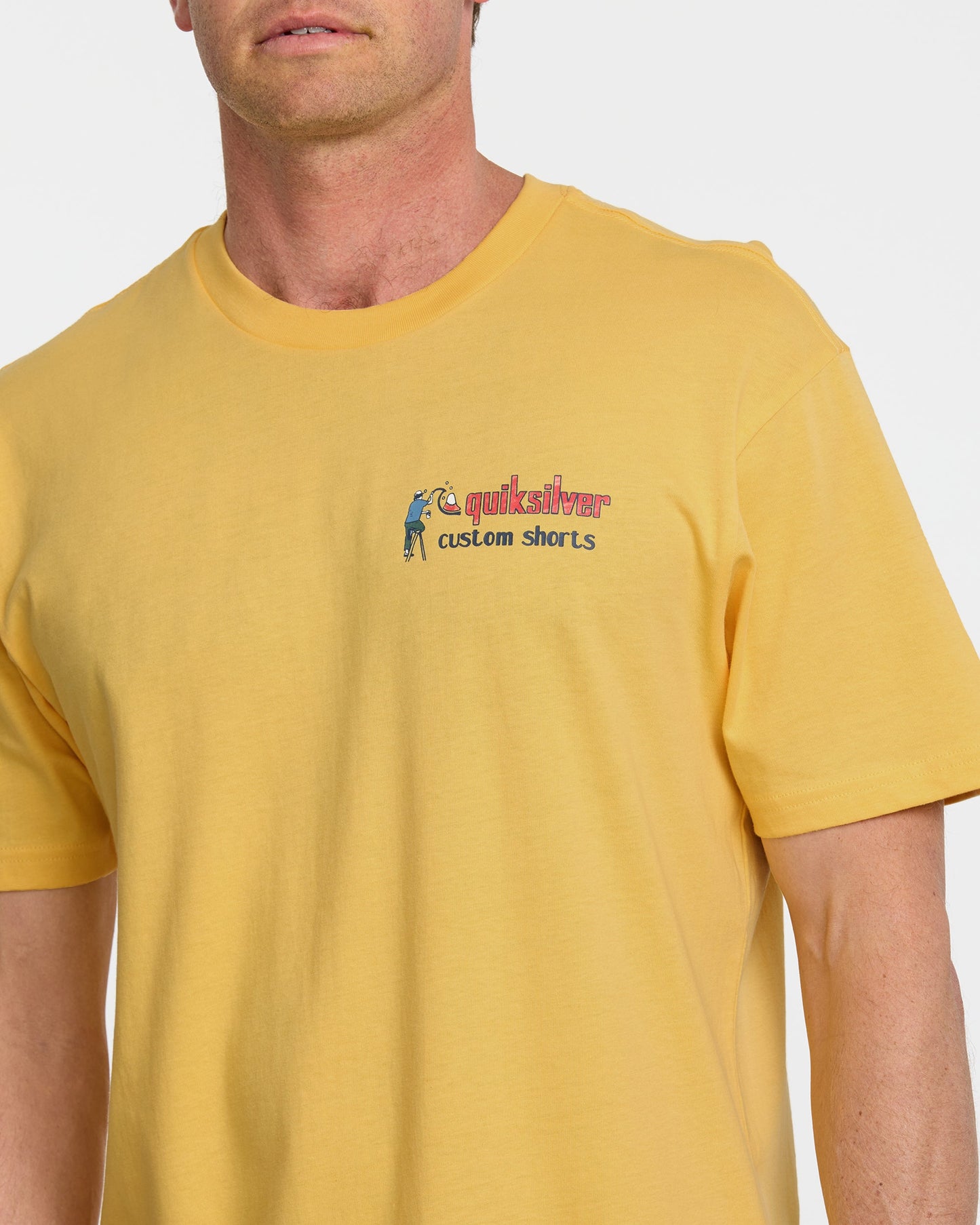 Quick Silver Sign Painter Classic T-shirt - Golden Haze