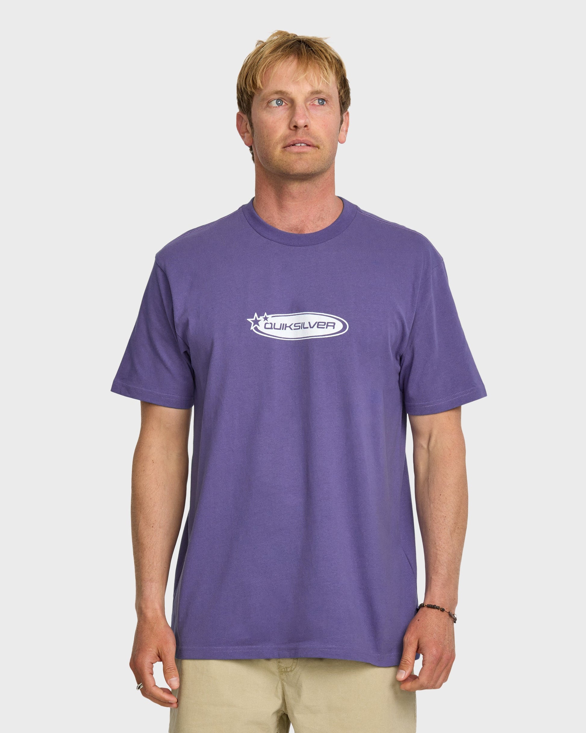Quick Silver Star Crawler Heavy Weight T-shirt - Monarch Purple