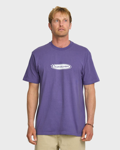 Quick Silver Star Crawler Heavy Weight T-shirt - Monarch Purple