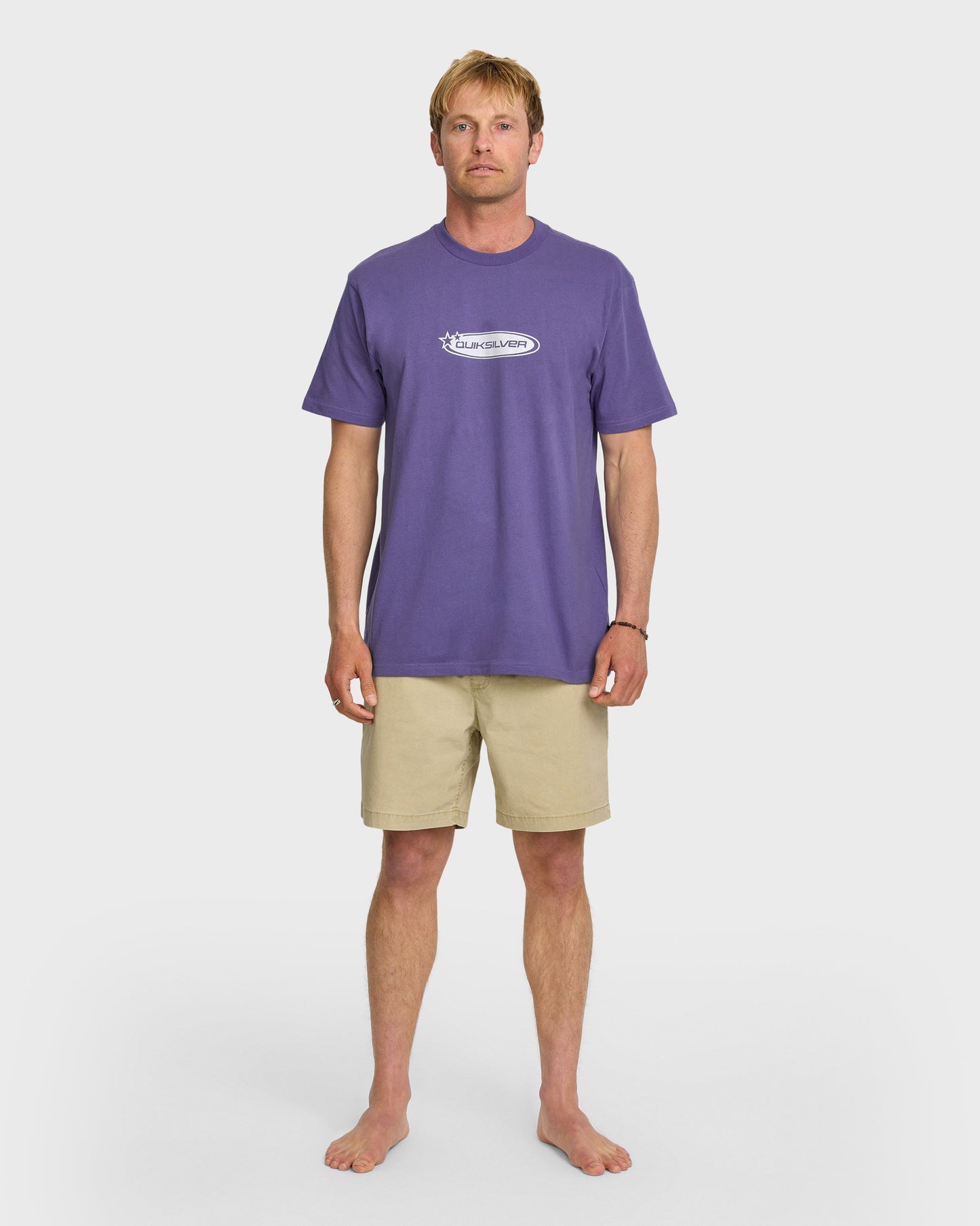 Quick Silver Star Crawler Heavy Weight T-shirt - Monarch Purple