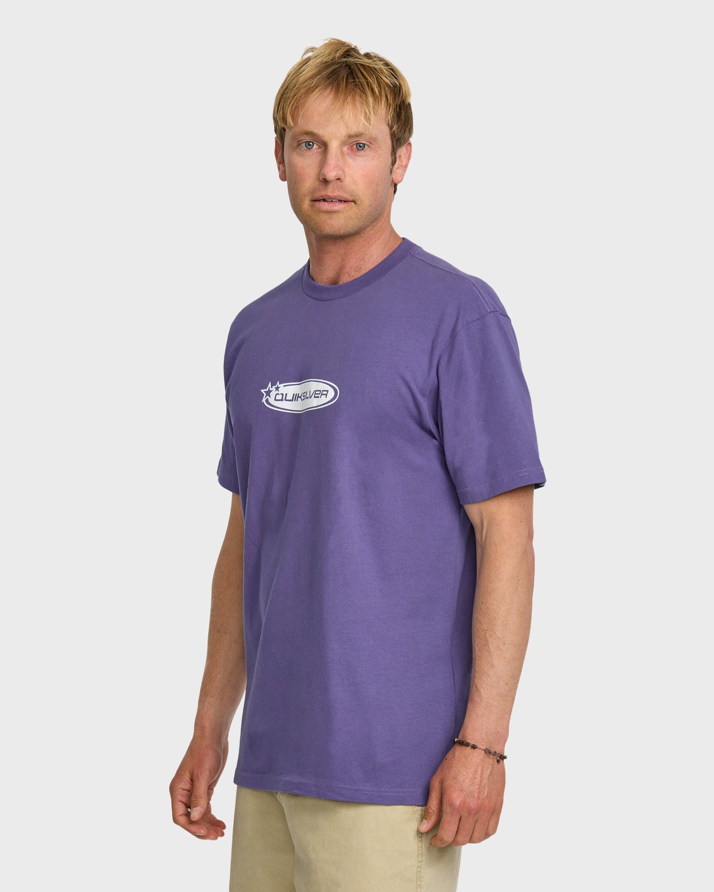 Quick Silver Star Crawler Heavy Weight T-shirt - Monarch Purple