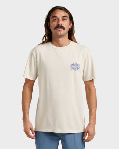 Quick Silver Three Deeppigment Dye T-Shirt - Moonstruck