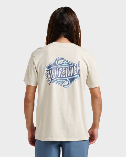 Quick Silver Three Deeppigment Dye T-Shirt - Moonstruck