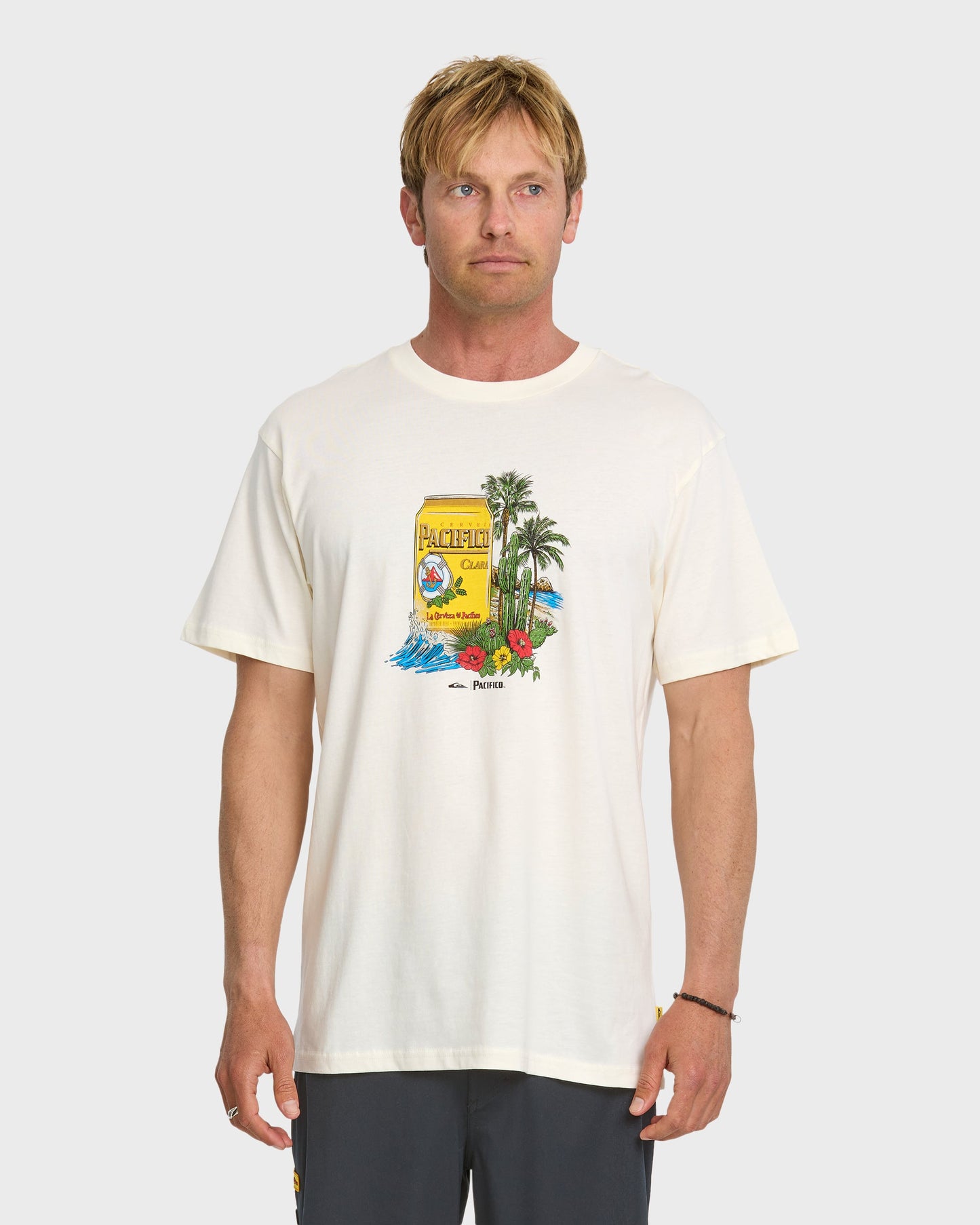 Quick Silver Quiksilver x Pacifico Sunstroke T-Shirt - Tofu