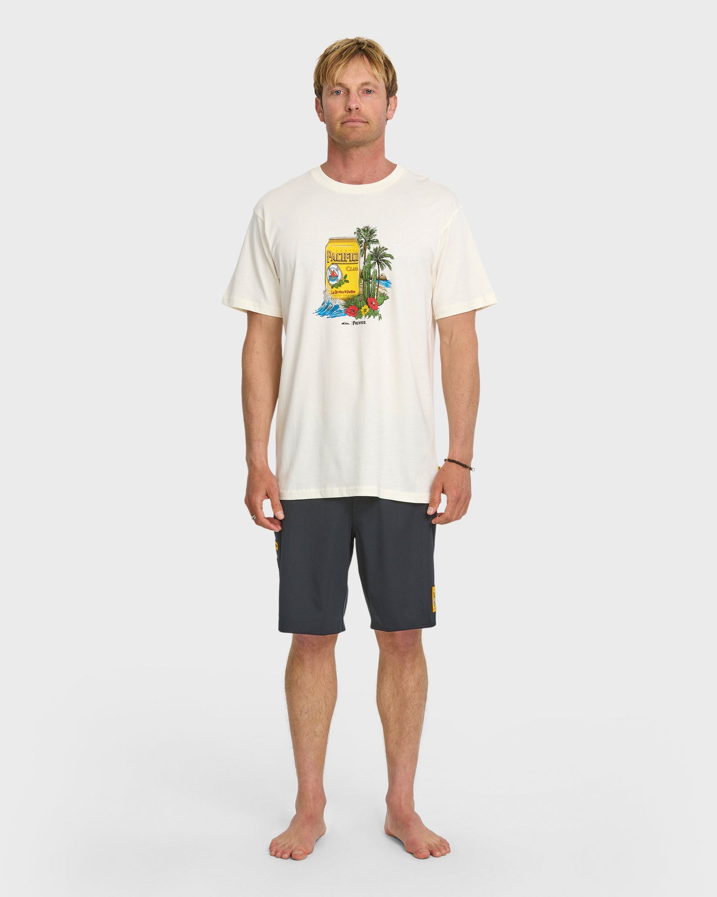 Quick Silver Quiksilver x Pacifico Sunstroke T-Shirt - Tofu