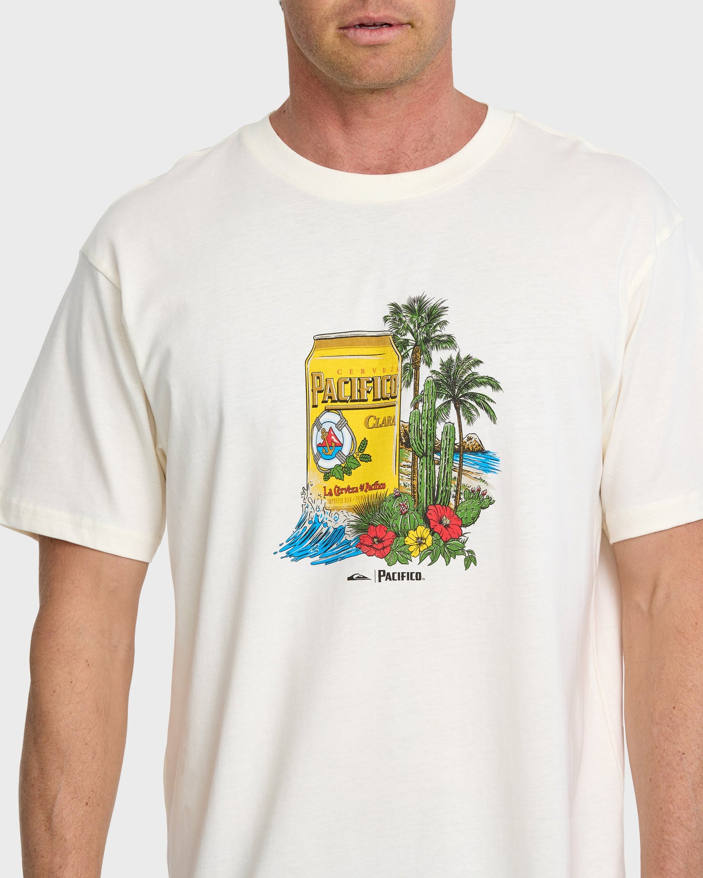 Quick Silver Quiksilver x Pacifico Sunstroke T-Shirt - Tofu