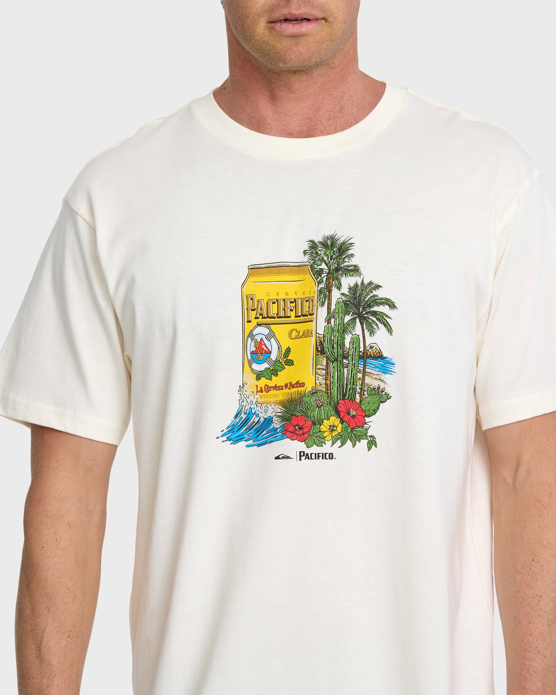 Quick Silver Quiksilver x Pacifico Sunstroke T-Shirt - Tofu