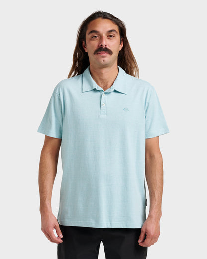 Quick Silver Sunset Cruise Polo Shirt - Dusty Turquoise