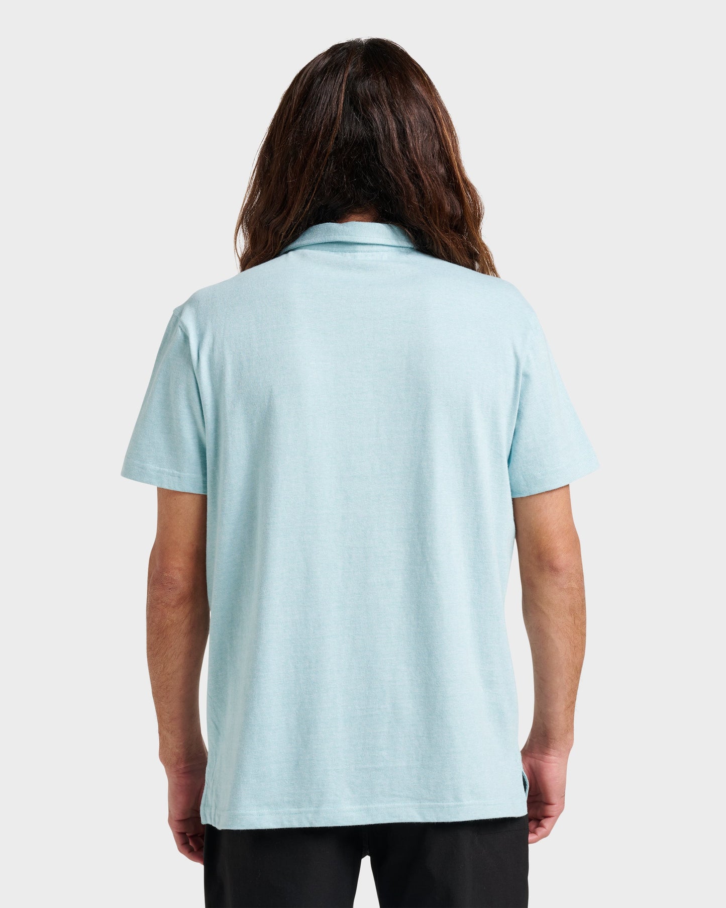 Quick Silver Sunset Cruise Polo Shirt - Dusty Turquoise