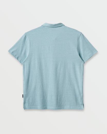 Quick Silver Sunset Cruise Polo Shirt - Dusty Turquoise