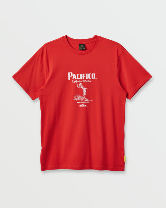 Quick Silver Quiksilver x Pacifico Baja Arch T-Shirt - Red