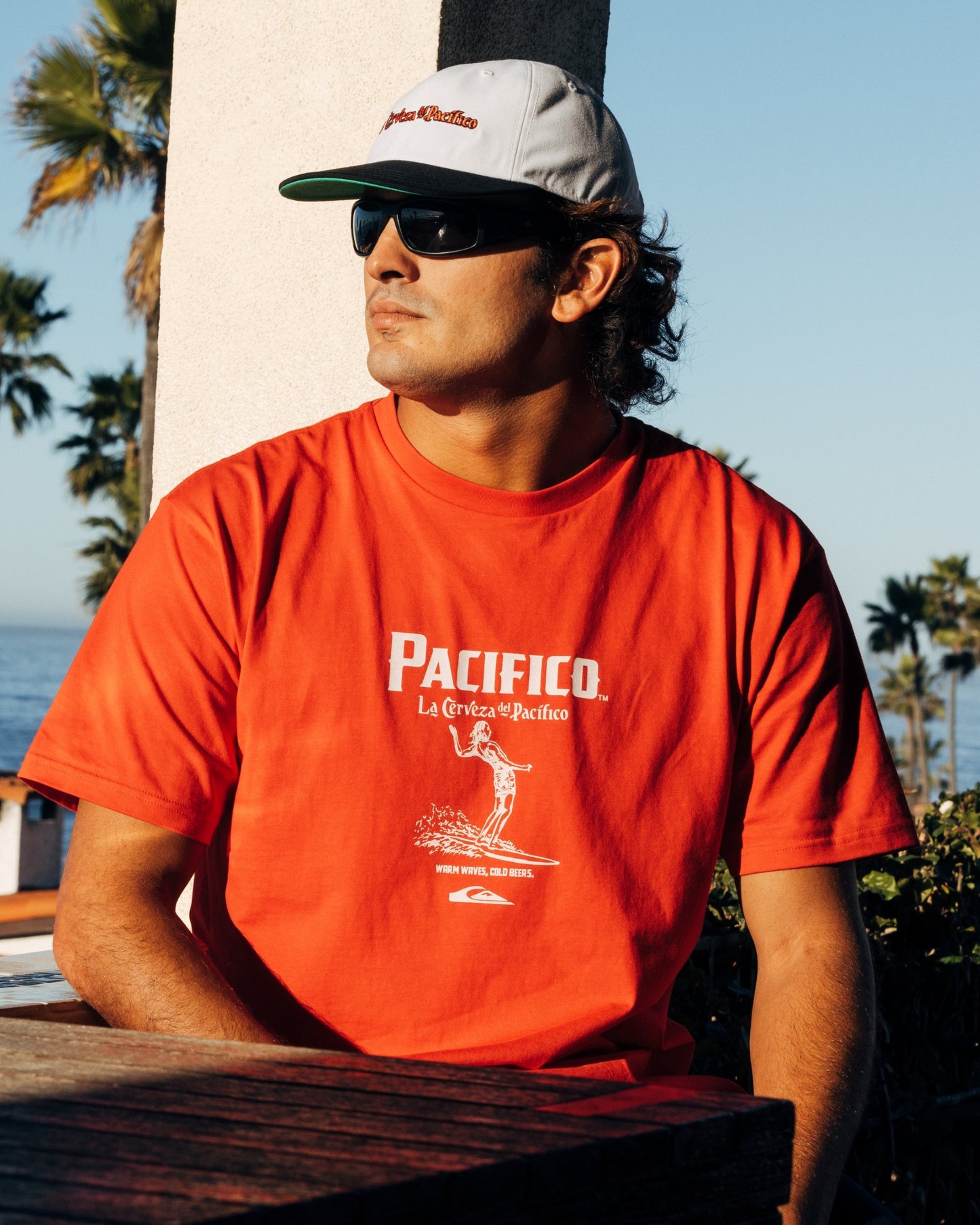 Quick Silver Quiksilver x Pacifico Baja Arch T-Shirt - Red
