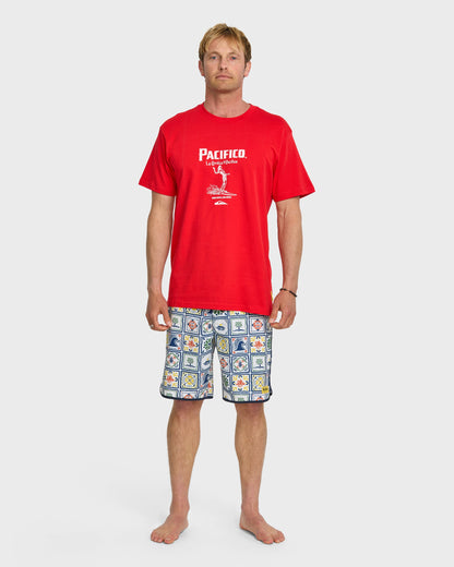 Quick Silver Quiksilver x Pacifico Baja Arch T-Shirt - Red