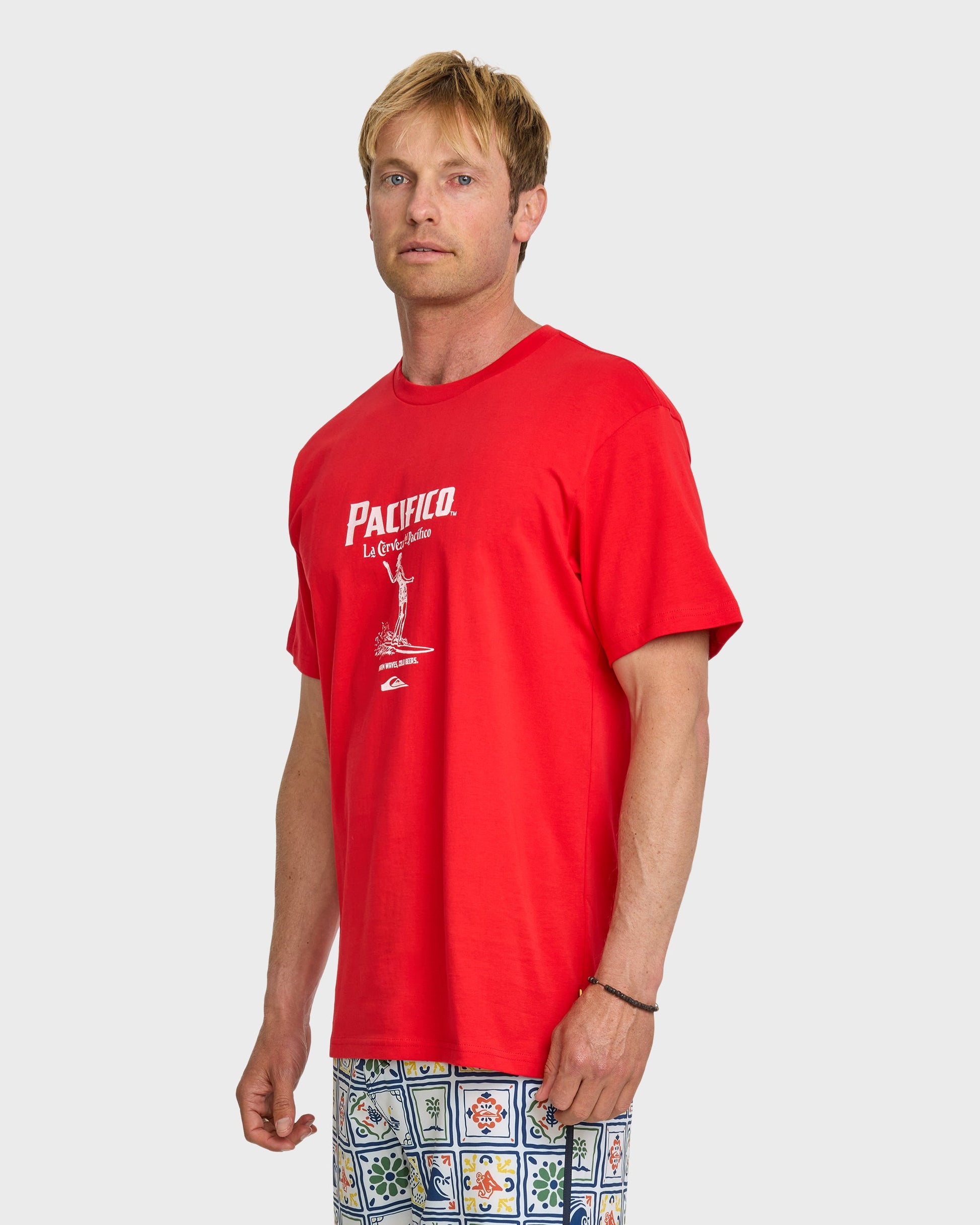 Quick Silver Quiksilver x Pacifico Baja Arch T-Shirt - Red