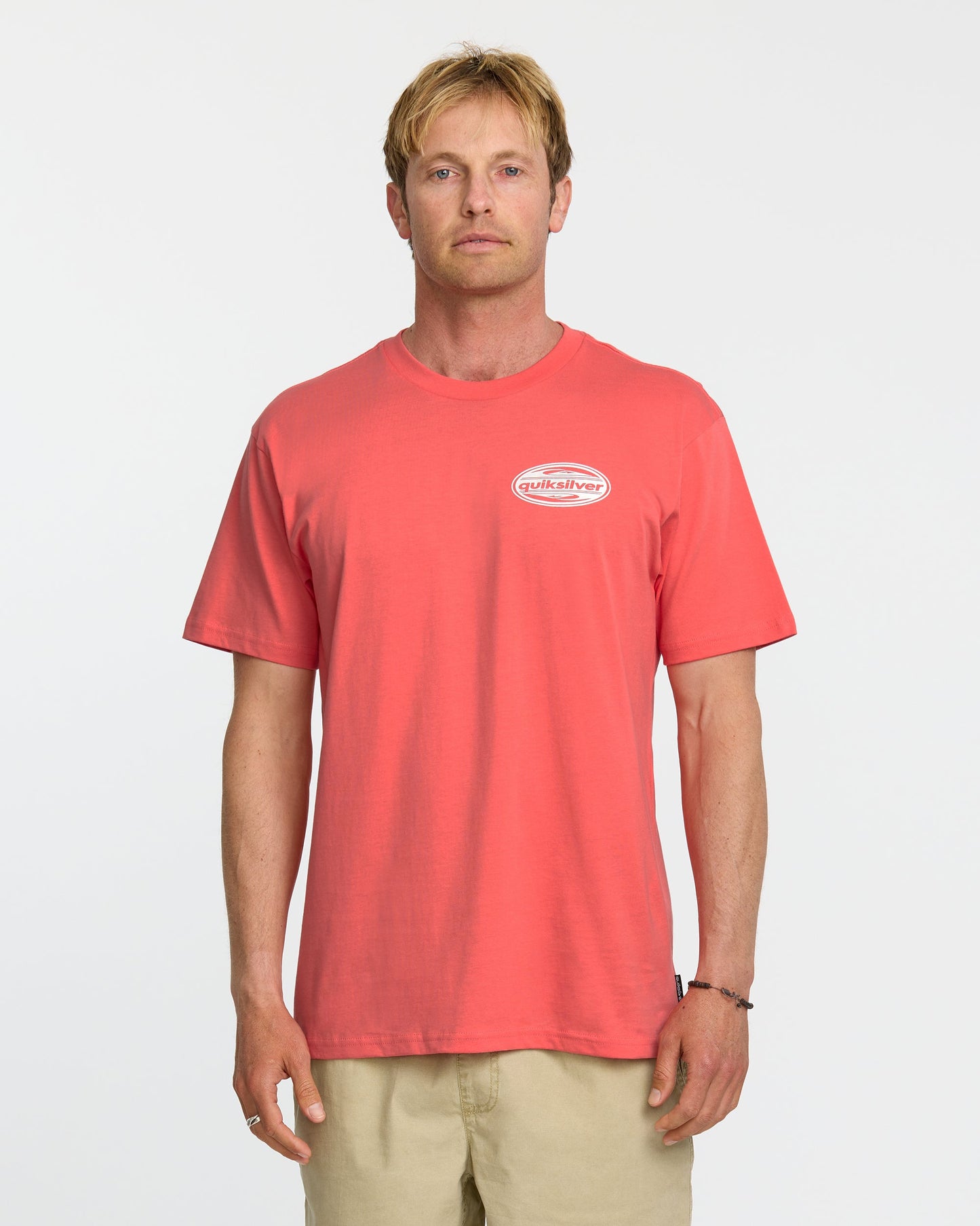 Quick Silver 2000S Boarding T-Shirt - Coral