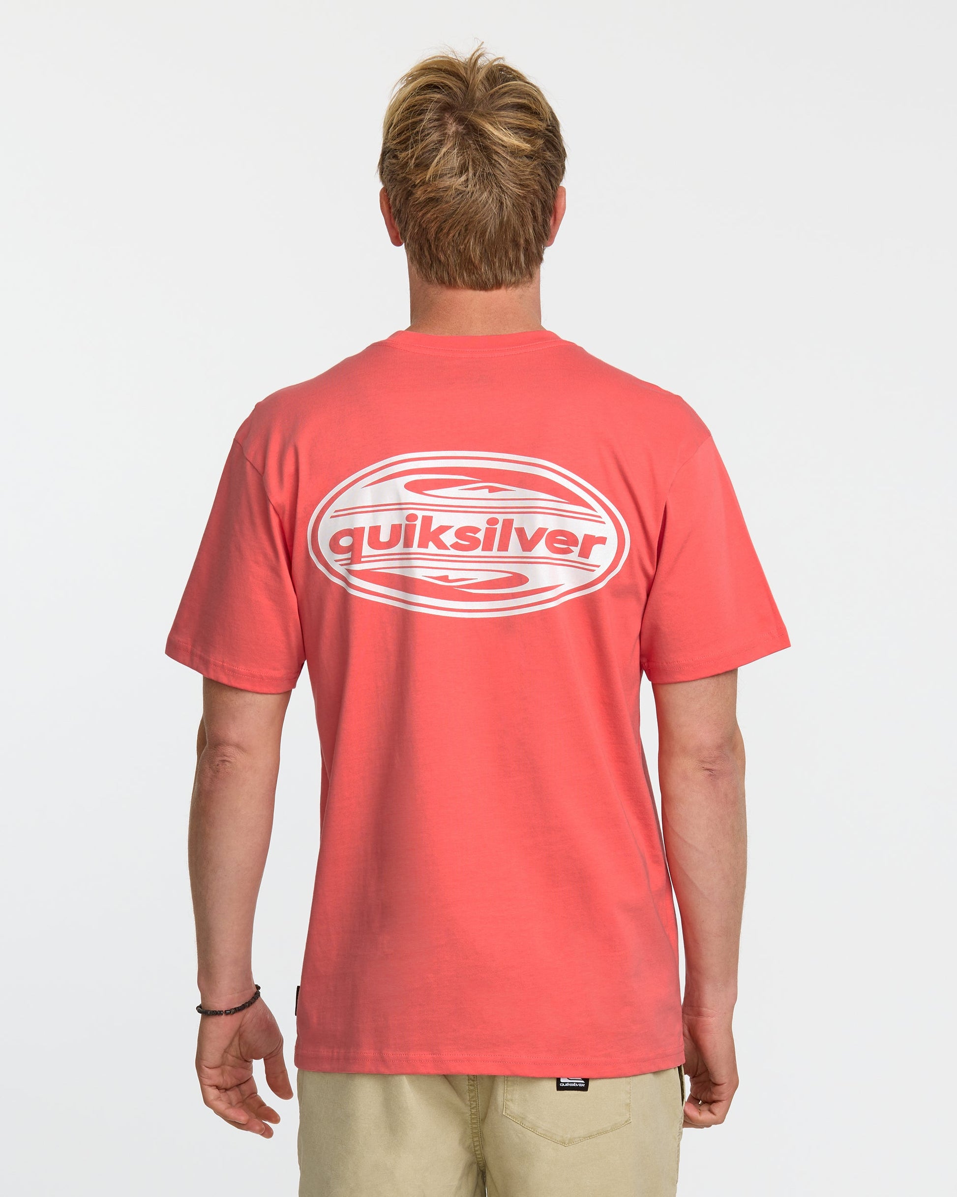 Quick Silver 2000S Boarding T-Shirt - Coral