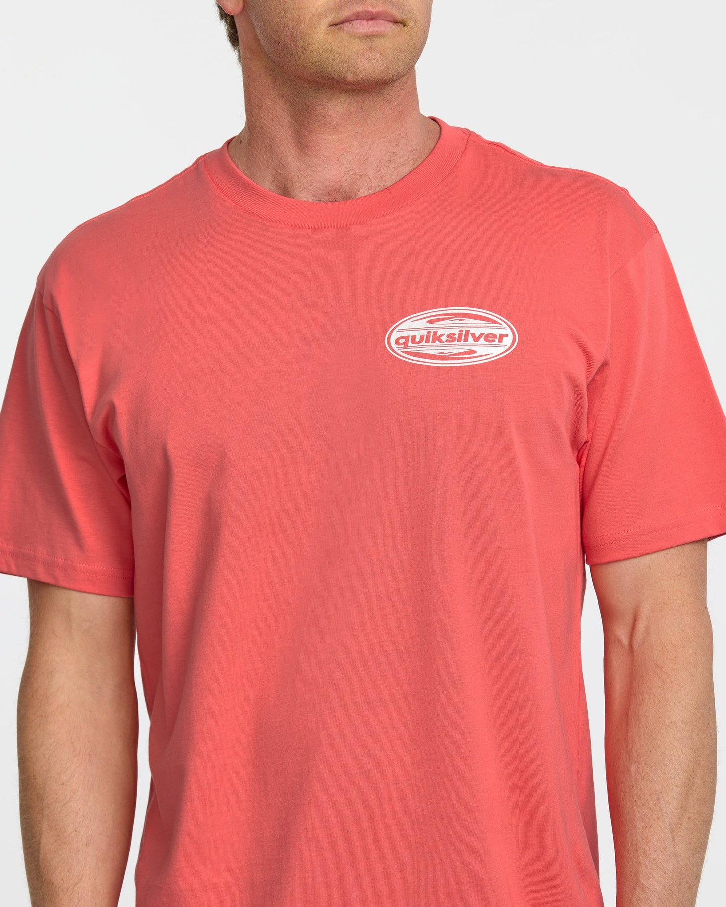 Quick Silver 2000S Boarding T-Shirt - Coral