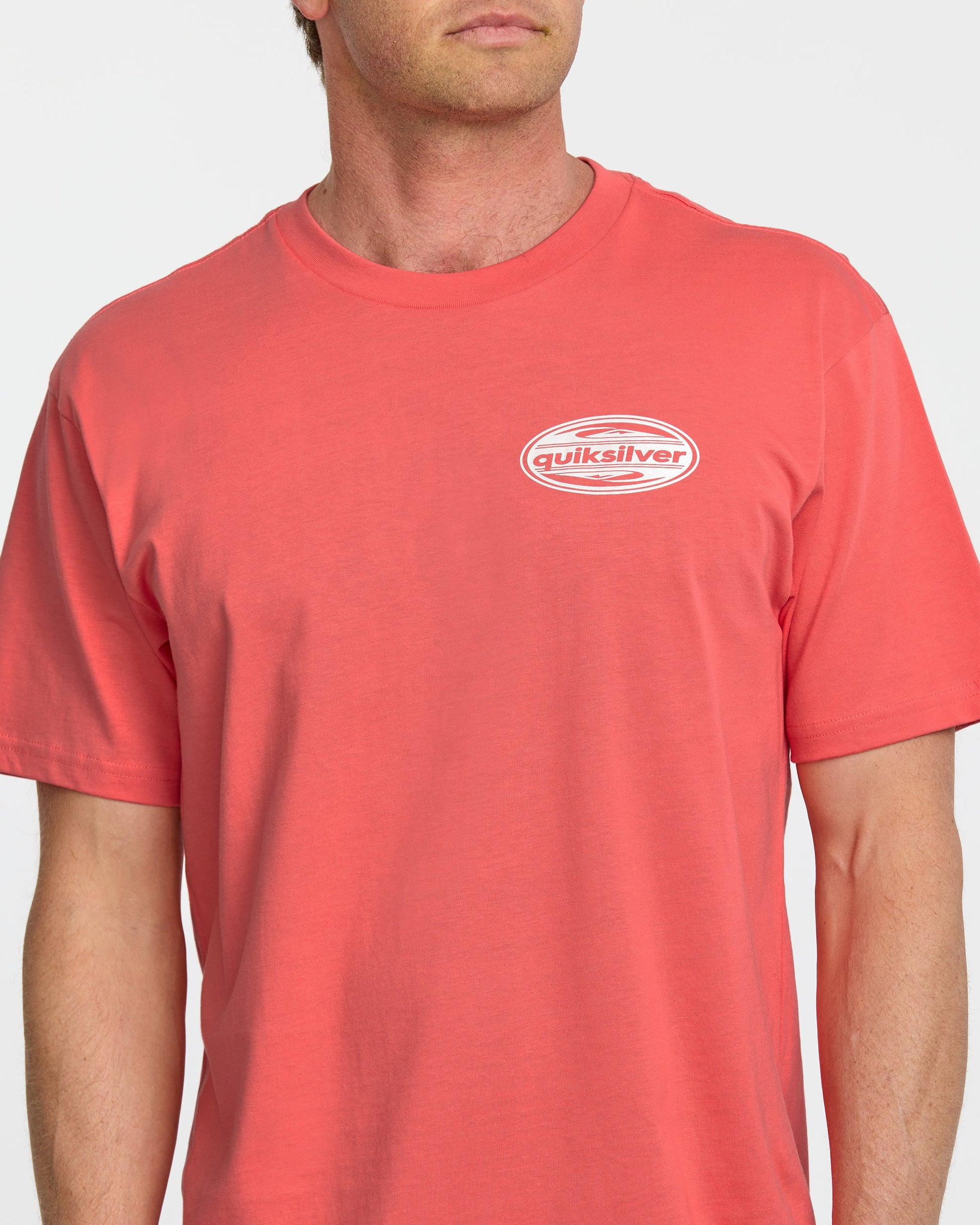 Quick Silver 2000S Boarding T-Shirt - Coral
