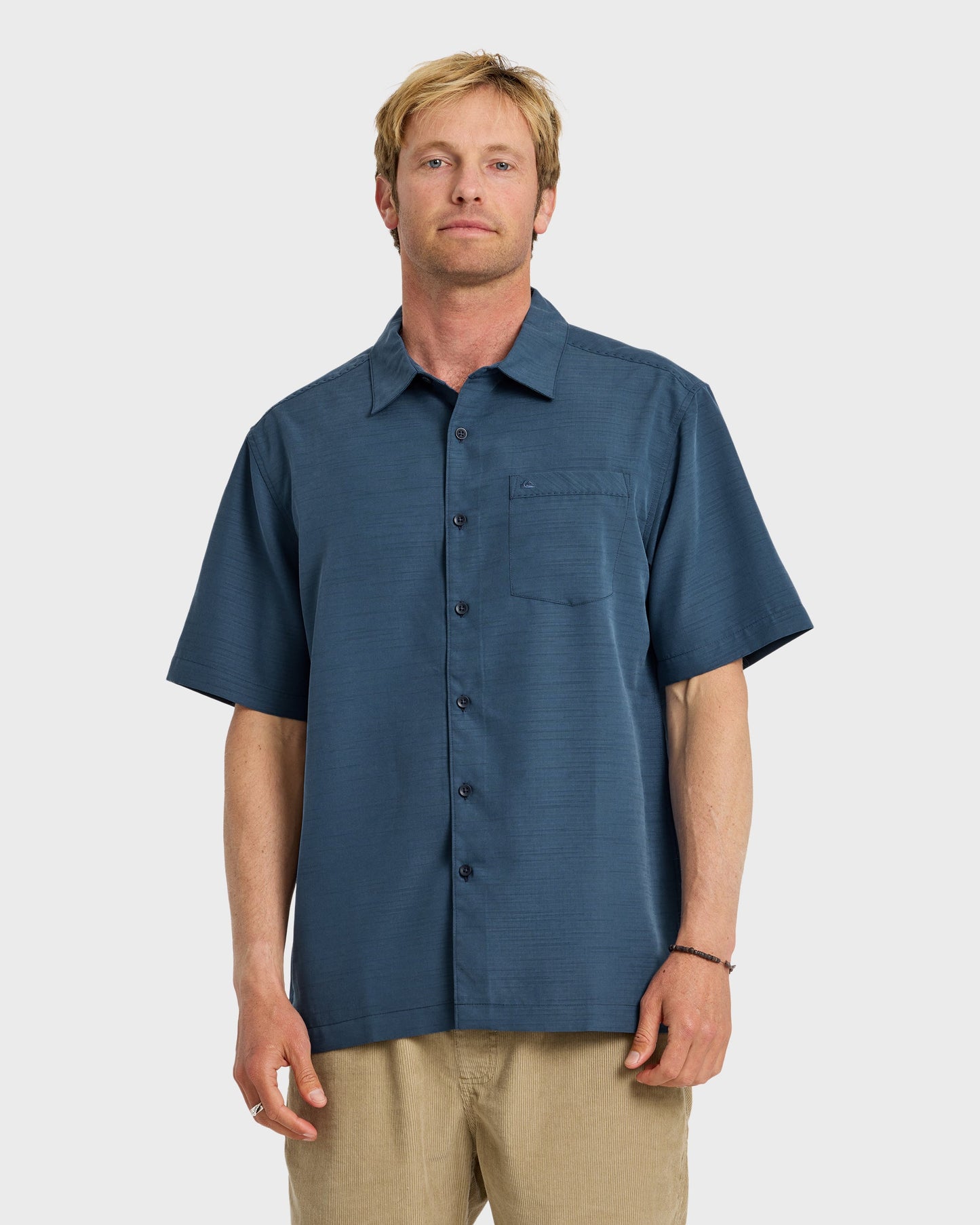 Quick Silver Waterman Centinela Premium Anti-Wrinkle Shirt - Navy