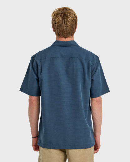 Quick Silver Waterman Centinela Premium Anti-Wrinkle Shirt - Navy