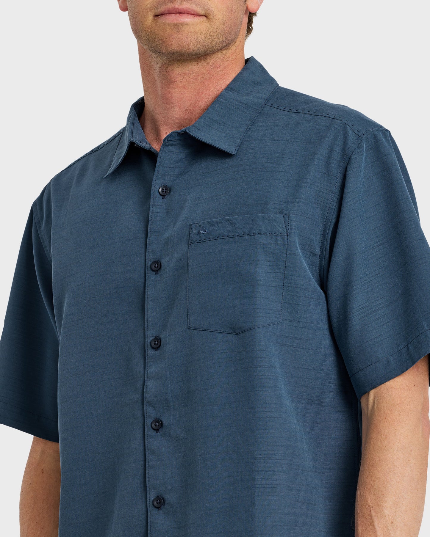 Quick Silver Waterman Centinela Premium Anti-Wrinkle Shirt - Navy