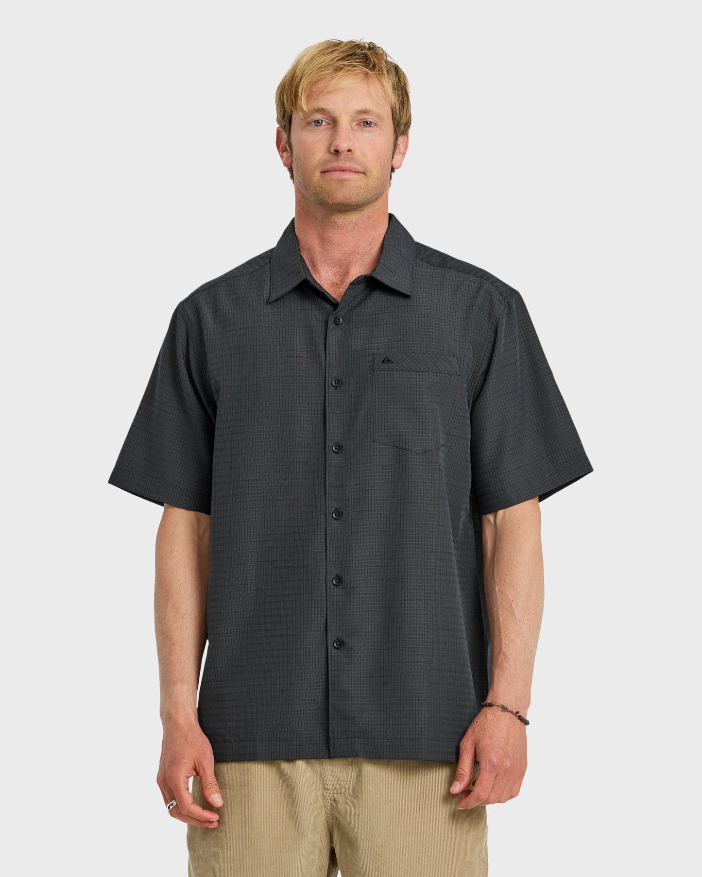 Quick Silver Waterman Centinela Premium Anti-Wrinkle Shirt - Black
