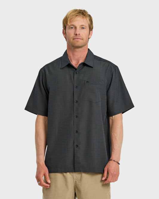 Quick Silver Waterman Centinela Premium Anti-Wrinkle Shirt - Black