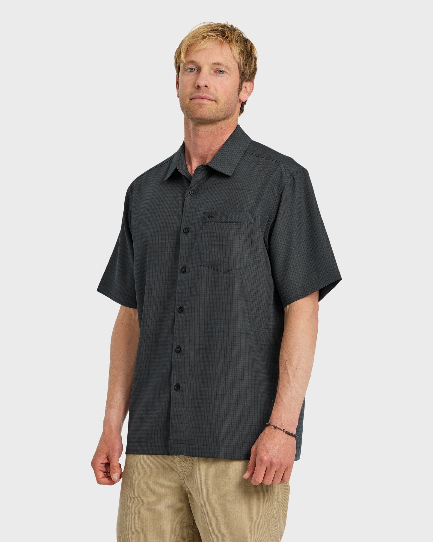 Quick Silver Waterman Centinela Premium Anti-Wrinkle Shirt - Black