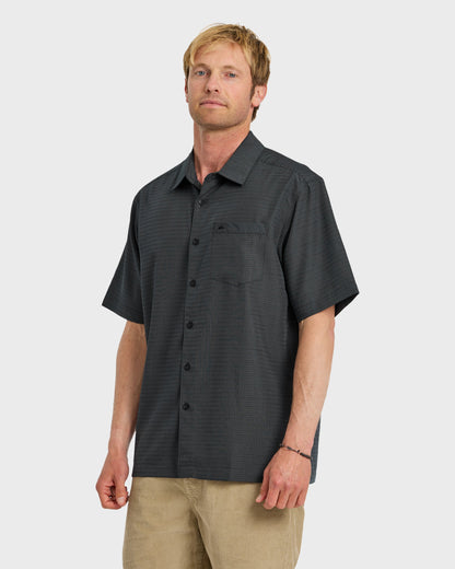 Quick Silver Waterman Centinela Premium Anti-Wrinkle Shirt - Black
