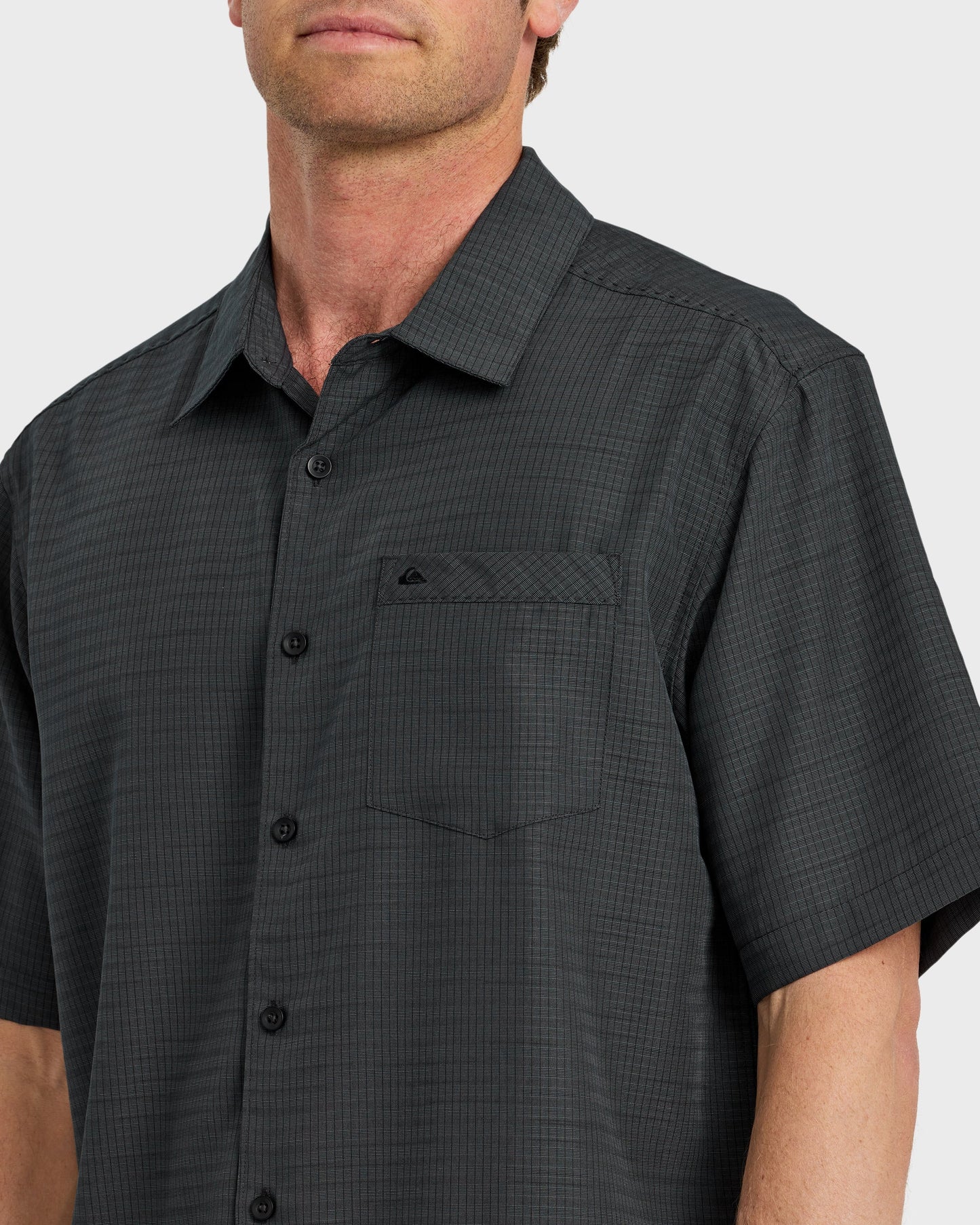 Quick Silver Waterman Centinela Premium Anti-Wrinkle Shirt - Black
