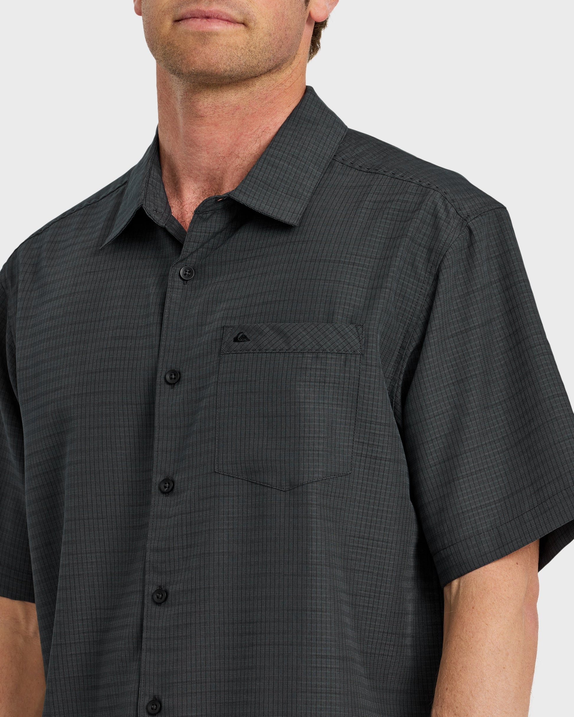 Quick Silver Waterman Centinela Premium Anti-Wrinkle Shirt - Black