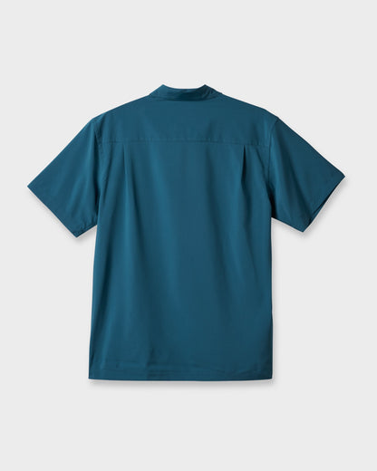 Quick Silver Chaser Short Sleeve Woven Shirt - Real Teal