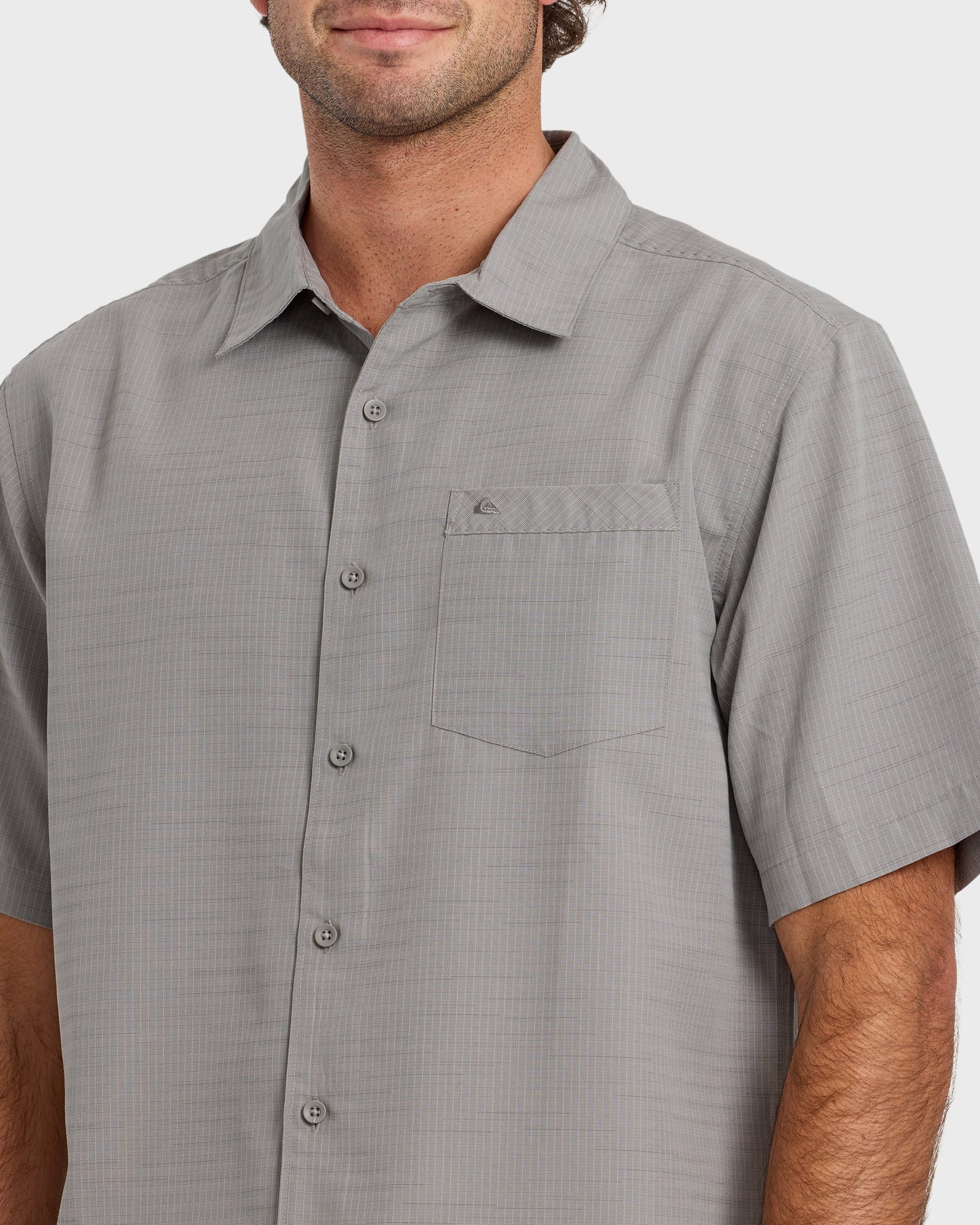 Quick Silver Waterman Centinela Premium Anti-Wrinkle Shirt - Grey