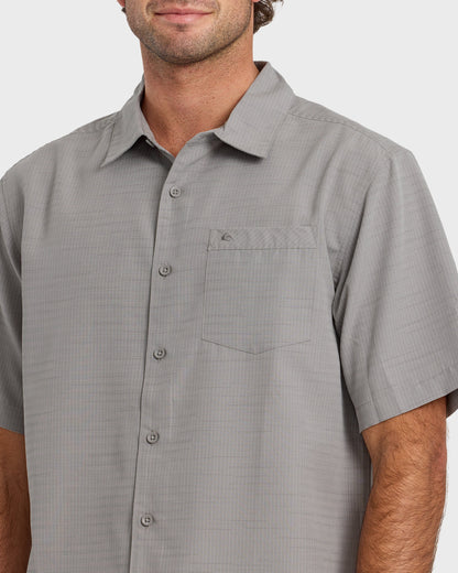 Quick Silver Waterman Centinela Premium Anti-Wrinkle Shirt - Grey