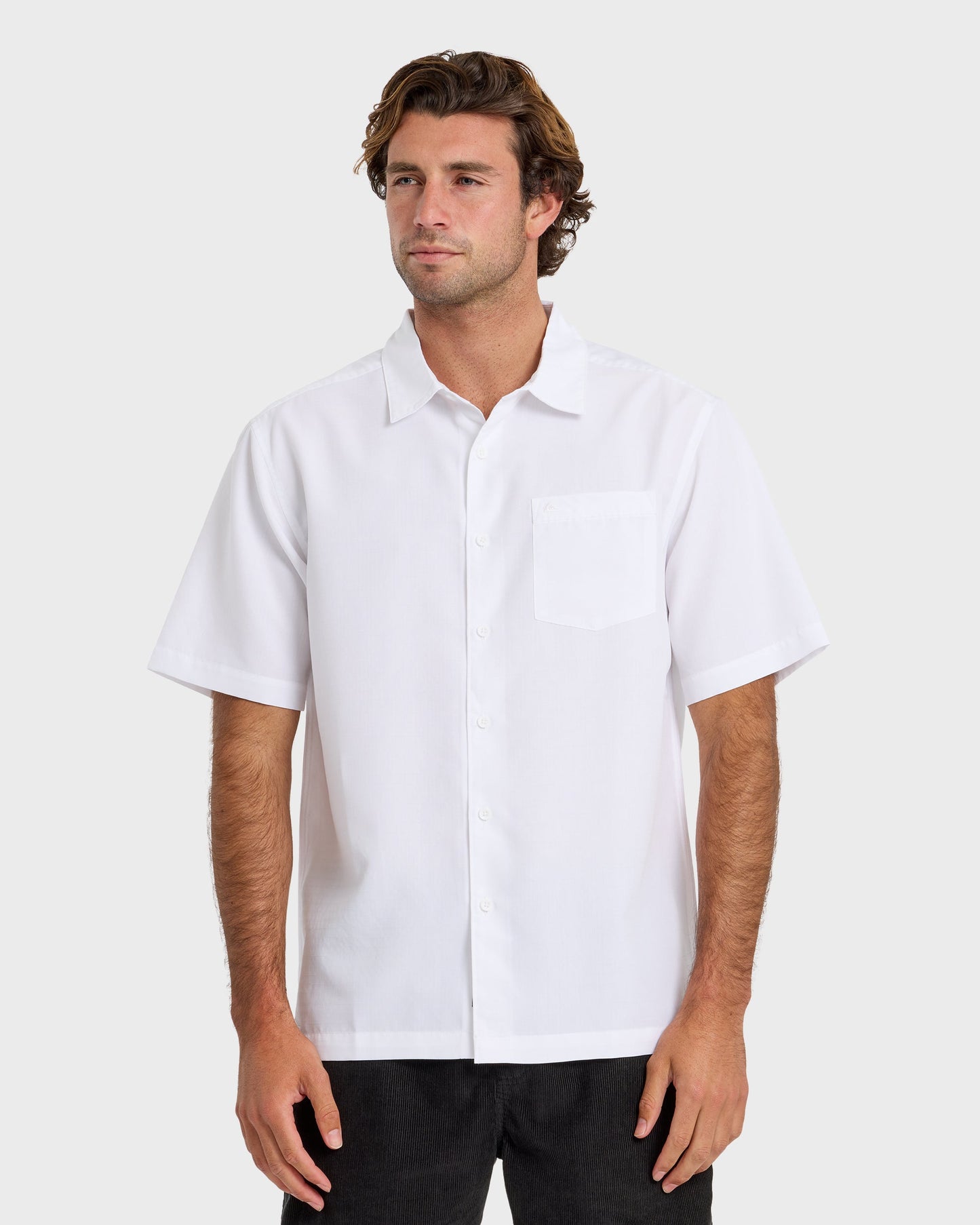 Quick Silver Waterman Centinela Premium Anti-Wrinkle Shirt - White