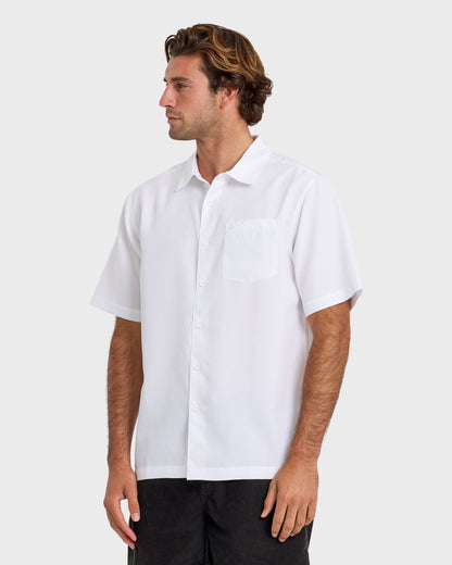 Quick Silver Waterman Centinela Premium Anti-Wrinkle Shirt - White