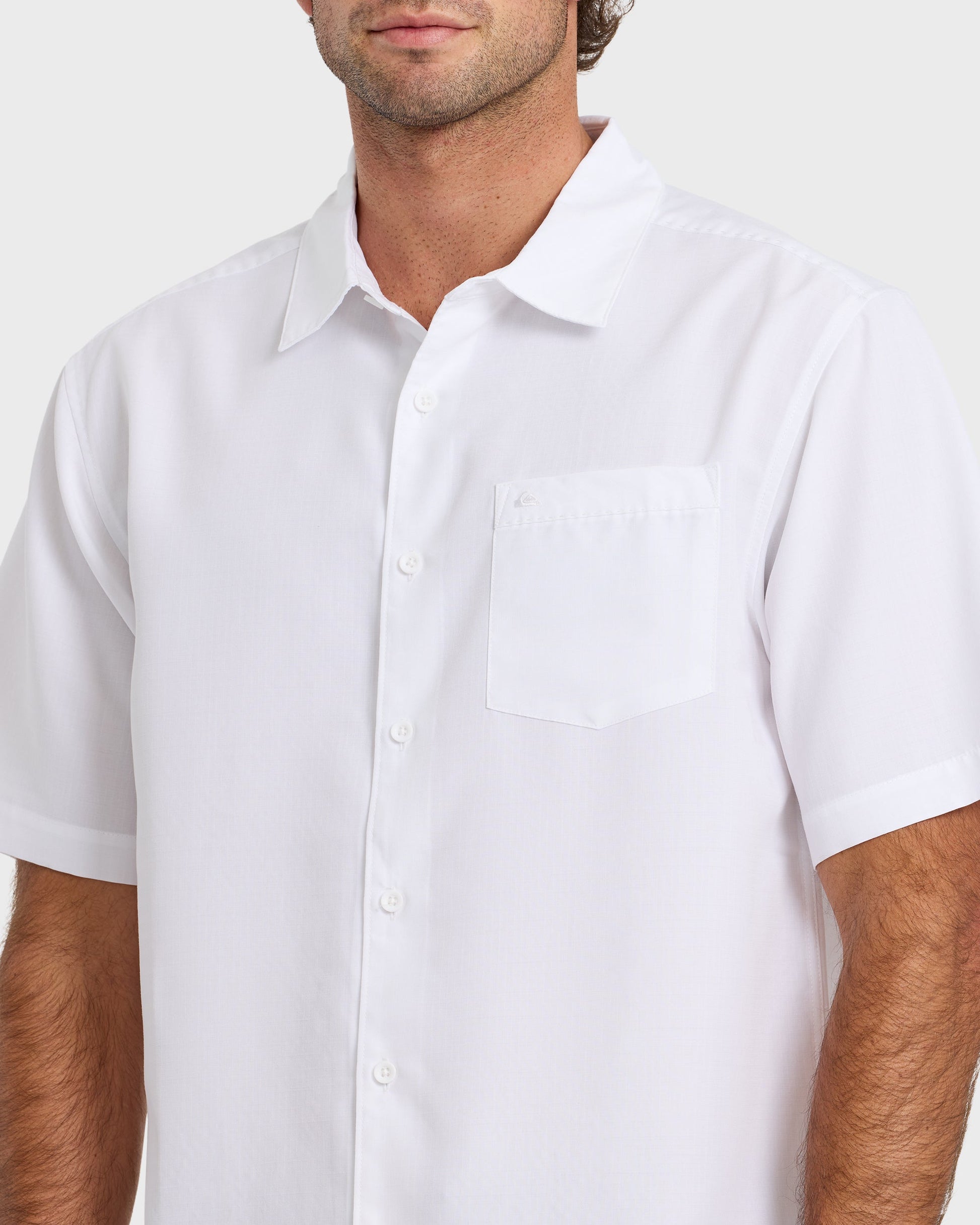 Quick Silver Waterman Centinela Premium Anti-Wrinkle Shirt - White