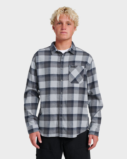 Quick Silver Penmar Check Flannel Shirt - Quarry