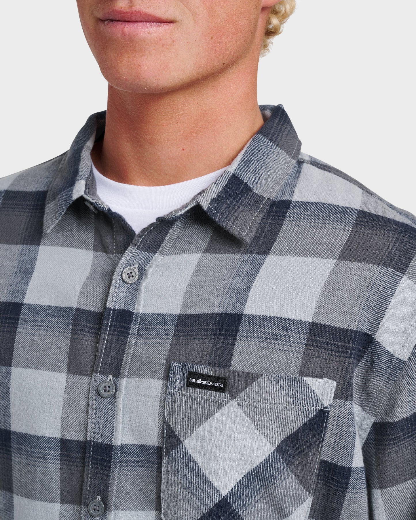 Quick Silver Penmar Check Flannel Shirt - Quarry
