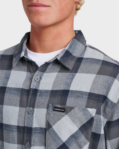 Quick Silver Penmar Check Flannel Shirt - Quarry