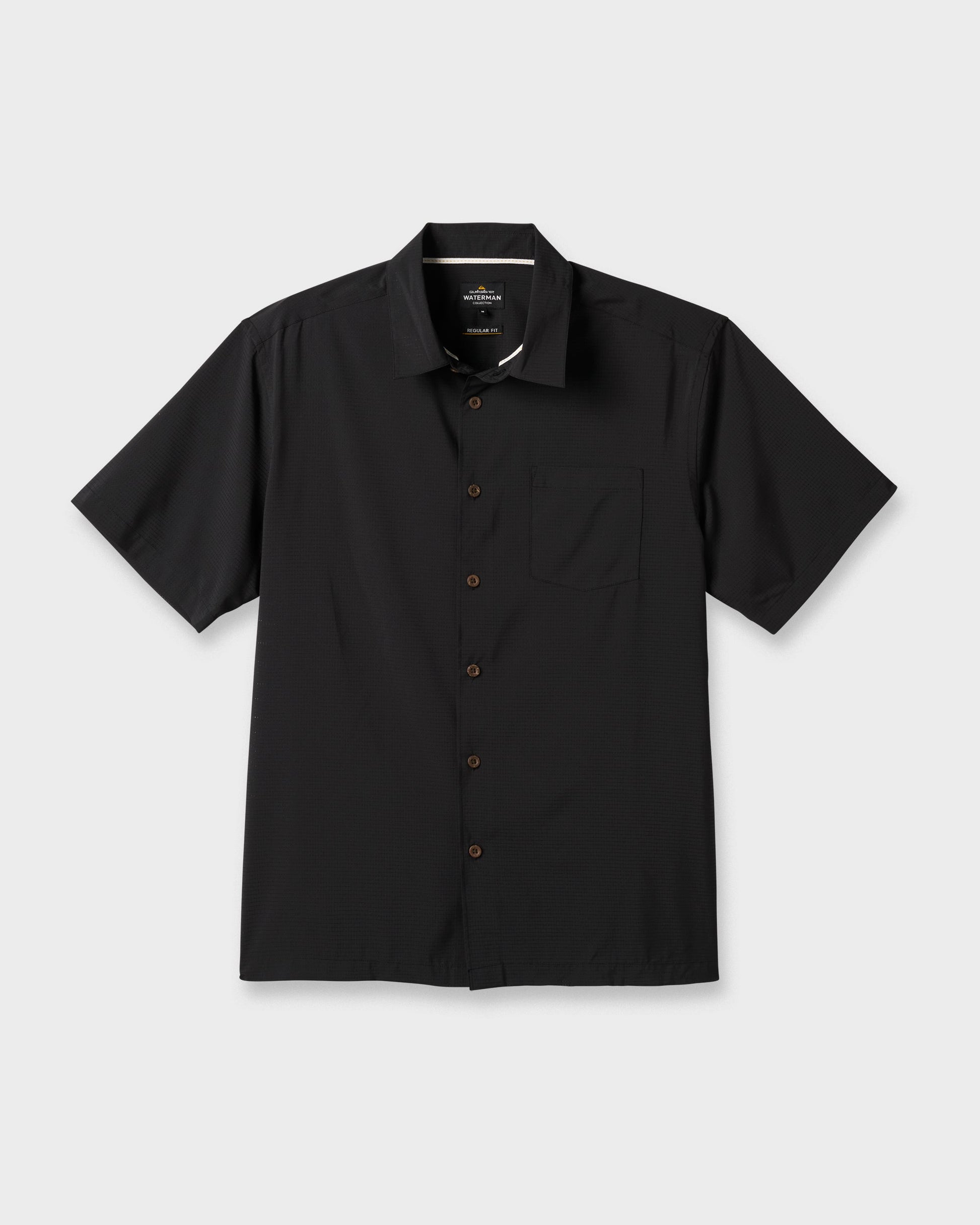 Quick Silver Chaser Short Sleeve Woven Shirt - Phantom