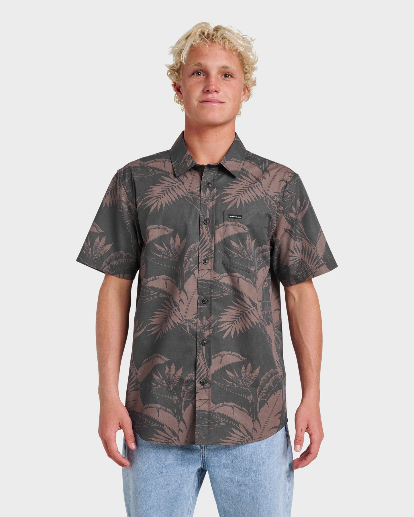 Quick Silver Kahanu Classic Short Sleeve Shirt - Black