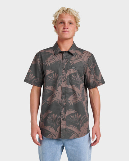 Quick Silver Kahanu Classic Short Sleeve Shirt - Black