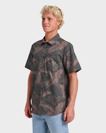 Quick Silver Kahanu Classic Short Sleeve Shirt - Black