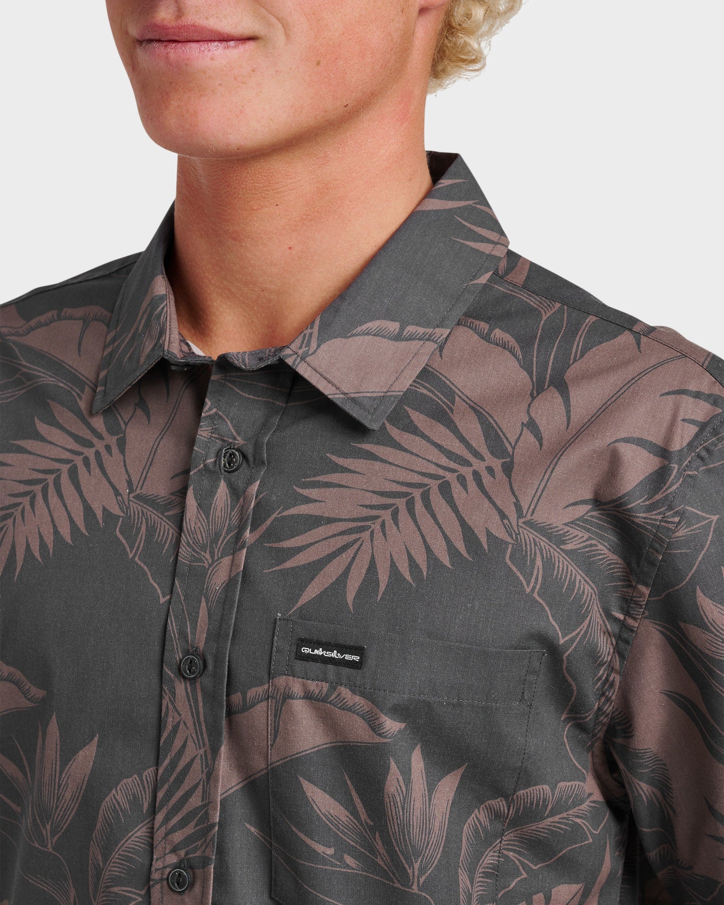 Quick Silver Kahanu Classic Short Sleeve Shirt - Black