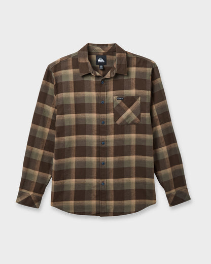 Quick Silver Penmar Check Flannel Shirt - Chocolate Brown