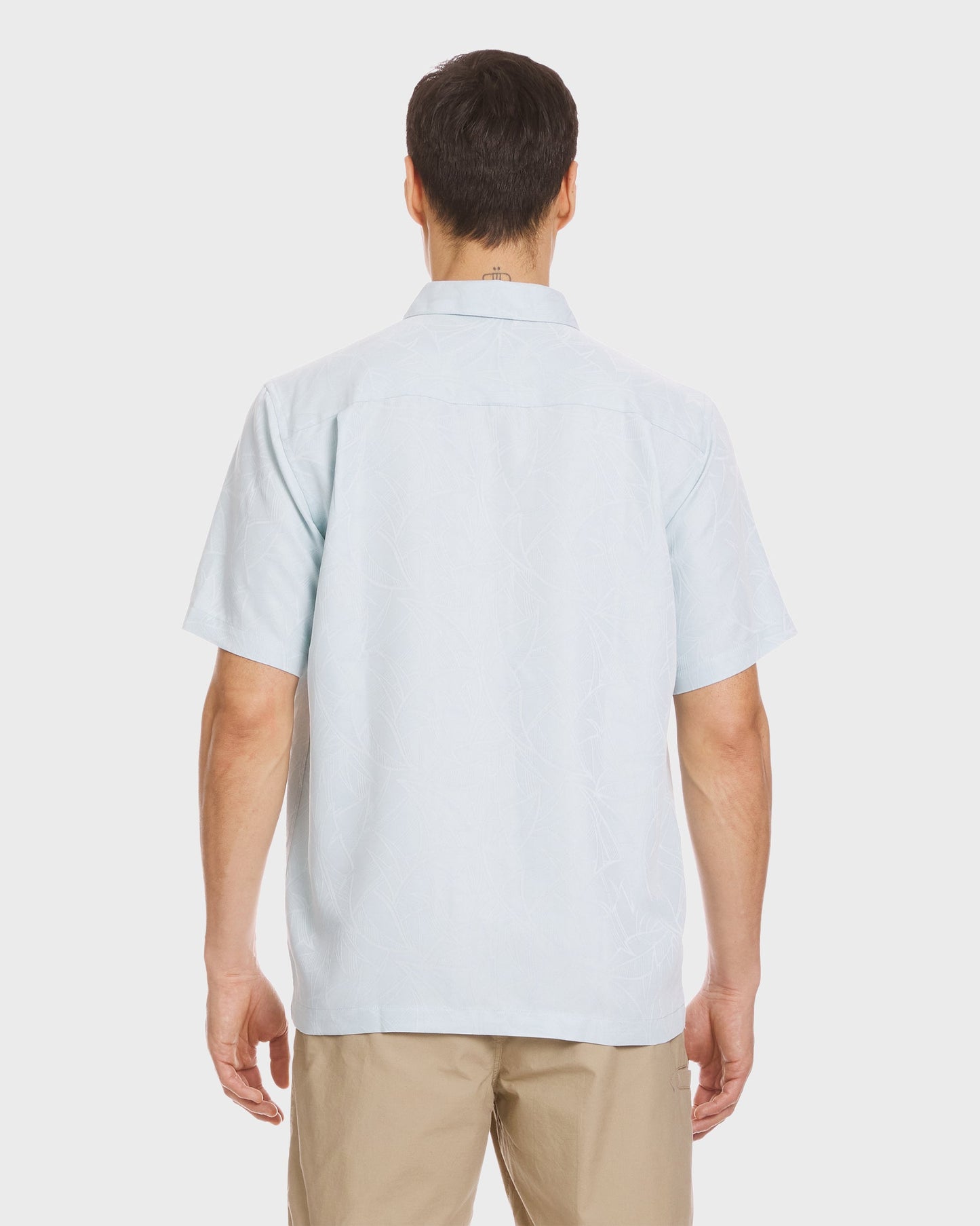 Quick Silver Waterman Island Jungle Shirt - Cool Blue